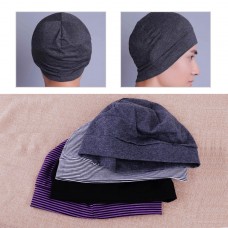 Fashion Adult Unisex Solid Cotton Nightcap Sleep Fashion Soft Head Cap Hat  eb-16043549